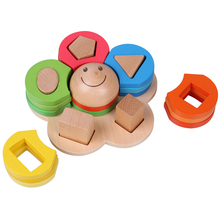 3D Puzzles Wooden Stacking Toys for Toddlers Montessori Materials Puzzle Educational Toys For Children Sorting Nesting Baby Toy 2024 - buy cheap