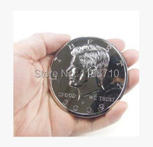 3 Inches Jumbo Half Dollar - Coin&Money Magic, Magic Trick 2024 - buy cheap