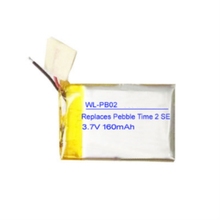 10pcs/lot TTVXO 160mAh for Pebble Time 2 Battery Smartwatch LSSP441522AE Pebble Time Battery 2024 - buy cheap