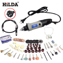 HILDA 400W Mini Electric Drill For Dremel Rotary Tools Variable Speed Grinder Grinding Toolwith Engraving Accessories Mini Drill 2024 - buy cheap