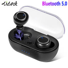 Bluetooth 5,0 наушники TWS Bluetooth гарнитура HD стерео Беспроводная гарнитура шумоподавление Игровые наушники для iPhone x XR Samsung 2024 - купить недорого