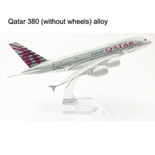 QATAR Airways Airlines Plane model 16CM Boeing 747 Airplane model 20CM A380 Aircraft model Alloy Metal Diecast Toy plane DROPSHI 2024 - buy cheap