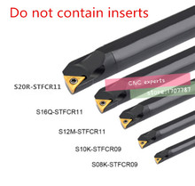 5 шт./лот 8 10 12 16 20 мм STFCR токарный станок, токарный станок, токарный держатель, сверлильный стержень для вставки для S10K/S12M/S16Q/S20R STFCR09 STFCR11 2024 - купить недорого