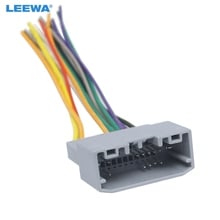 LEEWA Car Stereo Wiring Harness Adapter Female Plug For Jeep Wrangler/Compass OEM Factory Audio Wire Cable #CA2890 2024 - buy cheap