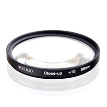 RISE(UK) 58mm Macro Close-Up Filter +10  for Nikon Canon Rebel T5i T4i EOS 1100D 650D 600D DSLRs 2024 - buy cheap