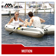 Aqua marina motion 2 pessoas de pvc espesso barco inflável pesca jangada jangada almofada saco de bomba de pé de remo motor montagem esporte do motor 2024 - compre barato