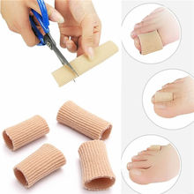 Fabric Gel Tube Bandage Calluses Protector Tools 10/15CM Foot Pain Relief Guard for Feet Care insoles Cover Finger Toe Separator 2024 - buy cheap