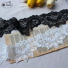 10yards/lot Elastic Lace Ribbon Knitted Lotus flower Stretch Lace Trimming Underwear Sewing Wrapping Webbing Accessories RS1889 2024 - buy cheap