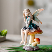 1pcs Europe Resin Forest angel Creative 5 styles miniature figurines tabletop crafts Living room decoration Wedding Gifts 2024 - buy cheap