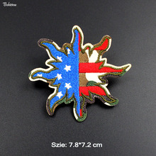 Army Creative Stars Badges Patches Iron on Embroidered Applique for Clothes Jacket Stickers DIY Patchwork 2024 - buy cheap