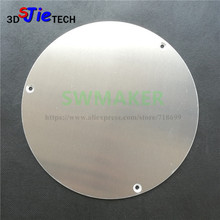 Kossel 3D printer circular 210mm round hot bed aluminum plate delta hot bed support plate use with heating film upgrade 2024 - buy cheap