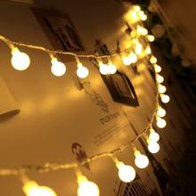 10m 20m 30m 50m 220v Fairy Garland LED Ball String Lights Waterproof Decorative Lamp For Christmas Tree Wedding Home Decoration 2024 - buy cheap
