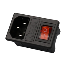 2Pcs 15A 250V IEC320 C14 3 Pin Fused Power Socket Connector Rocker Switch 2024 - buy cheap