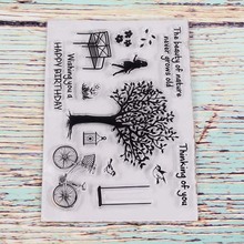 Park tree Transparent clear stamp for DIY Scrapbooking/Card Making/Kids Christmas Fun Decoration Supplies 2024 - buy cheap