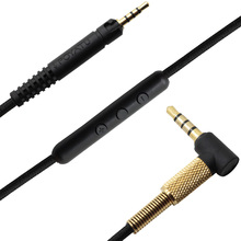 Poyatu cabo de fone de ouvido para sennheiser hdpu hd518 hd558, cabo com microfone cabo de áudio remoto de 1.2m 2024 - compre barato