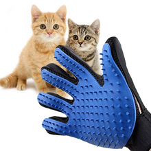 Cepillo para mascotas, perros y gatos guante para el cuidado de, guantes de salón para el lavado de mascotas, peine con forma de mano, cinco dedos, nuevo 2024 - compra barato