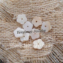 10mm Flower Shape Shell Pendants, Fashion Shell Charms For DIY Free Shipping(100pcs) 2024 - buy cheap