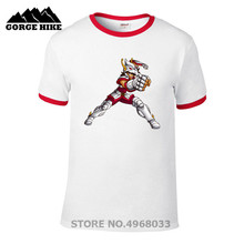 Camiseta del Anime japonés Pegasus Seiya de SAINT SEIYA, camiseta Popular de la película de dibujos animados para caballeros del zodiaco, camiseta de tendencia nueva de Nrand 2024 - compra barato