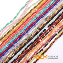 2mm Round Small Beads Natural Stone Beads For Jewelry Making Strand 15 inch DIY Loose Spacer Bead For Bracelet Necklace Making 2024 - buy cheap