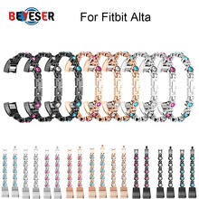 Women Girls Watch Bracelet wrist Band Strap For Fitbit Alta with diamond Watchband for fitbit Alata HR Fashion Correas de reloj 2024 - buy cheap