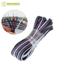 10M 5 Pin Extension RGBW Wire Connector Cable For 3528 5050 RGB LED Strip Free shipping 2024 - buy cheap