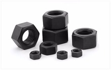 50pcs M8 M10 Carbon Steel Black Hex Nut Hexagon Nuts Hexagonal Nut Screw Nut 2024 - buy cheap