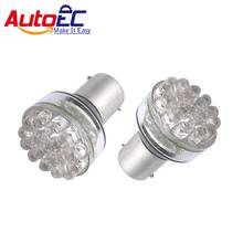 AutoEC 10x S25 1156 1157 24 smd led Car Motorcycle Truck vehicle Turn Signal automotive lights bulb 12V #LF52 2024 - buy cheap