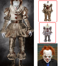 Новинка! Костюм для косплея Stephen King's It Pennywise, костюм унисекс для взрослых мужчин и женщин, костюм клоуна на Хэллоуин, без обуви 2024 - купить недорого