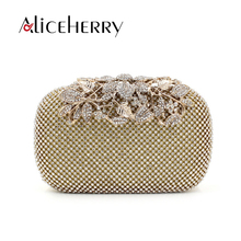 Aliceherry Luxury Handbags Women Bags Designer Fashion Women Evening Bags Ladies Diamond Wedding Clutch Party Purse 2024 - buy cheap