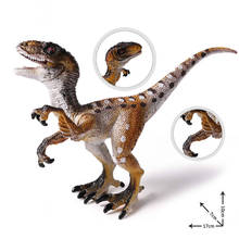 Моделирование динозавра модель игрушки Юрского периода дикие животные динозавры модели Детские когнитивные игрушки Велоцираптор модель динозавра игрушка 2024 - купить недорого