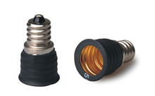 Adaptador de soporte de lámpara, convertidor E12 macho a E17 hembra, 1000 unids/lote, convertidor de base de lámpara 2024 - compra barato