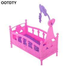 Rocking Cradle Bed Doll House Toy Furniture For Kelly Barbie Doll Accessories Girls Toy Gift Baby Shower Gift Girls Toy 2024 - buy cheap