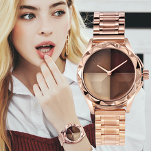 GUOU Fashion Women's Watches Top Brand Luxury Rose Gold Watch Women Watches Popular Stainless Steel Ladies Watch Reloj Mujer 2024 - buy cheap