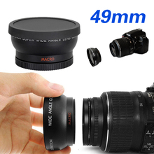 49mm 0.45X Super Macro Wide Angle Fisheye Macro photography Lens for Canon NIKON Sony PENTAX DSLR DV SLR Camera 49MM thread lens 2024 - buy cheap