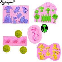 M955 Epoxy UV Resin Kittens Silicone Mold Fondant Cake Cat Chocolate Sugarcraft Gumpaste Clay Mould 2024 - buy cheap