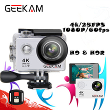 Оригинальный geekam S9 H9 H9R Экшн-камера Ultra HD Депортива Camaras Go Водонепроницаемый 4 К Wi-Fi 1080 P 60fps Pro открытый Спорт камеры 2024 - купить недорого
