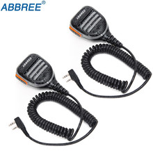 2pcs ABBREE AR-780 Speaker Mic Handheld Microphone For Kenwood Baofeng MD-380 UV-5R UV-82 uv5r UV-S9 BF-UVB3 Plus Walkie Talkie 2024 - buy cheap