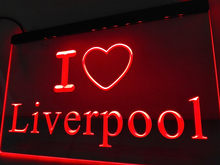 LB845- I Love Liverpool Bar Pub Club NR   LED Neon Light Sign  hang sign home decor  crafts 2024 - buy cheap