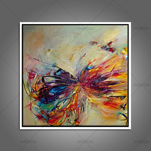 Adorable Butterfly Oil Painting On Canvas Handpainted Abstract Animal Paintings For Living Room Decor Bedroom Wall Art Pictures 2024 - buy cheap