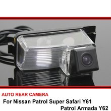 Cámara de visión trasera para coche, videocámara de marcha atrás para Nissan Patrol Super Safari Y61, Patrol, Armada, Y62, SONY CCD 2024 - compra barato