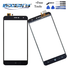 Tela gee para smartphone doogee x7, tela de toque, sensor digitalizador, sensor de vidro frontal para doogee x7 touch + ferramentas grátis 2024 - compre barato