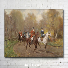 classical court figures earl countess riding horse oil paintings canvas printing printed on canvas wall art decoration picture 2024 - buy cheap