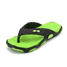 2018 New Summer Men's Slippers Fashion Casual Flat Flip Flops Beach Sandals Men's Shoes 2024 - buy cheap