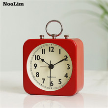 NOOLIM Nordic Minimalist Creative Hanging Alarm Clock Household Bedside Mute Desktop Decoration Simple Portable Alarm Clock 2024 - buy cheap