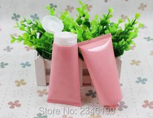 110G 110ML Plastic Cream Tube, Pink With White Flip Cap Hose Soft Bottle, Cosmetic Face Cream Packing Bottles, 30pcs/lot 2024 - buy cheap