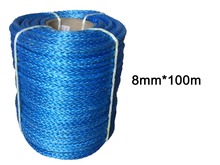 8mm x 100m Synthetic Winch Line UHMWPE Fiber Rope For 4WD 4x4 ATV UTV Boat Recovery Offroad 2024 - buy cheap