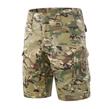 Summer men quick dry large multi pocket loose shorts outdoor climbing hiking training tactical knee length cargo short trousers 2024 - buy cheap