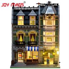 JOY MAGS Only Led Light Kit For 10185 Creator City Street Green Grocer Compatible With 15008/30005 ,NO Building Model 2024 - buy cheap