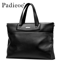 Padieoe-maletín de piel auténtica para hombre, Bolsa para portátil de negocios de moda de alta calidad, bolsas de mensajero 2024 - compra barato