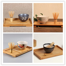 Estilo 4 3 pçs/set Café Conjuntos de Chá Cerimônia do Chá Matcha Batedor Matcha Tigela de Bambu Colher De Chá Em Cerâmica Chá Japonês Também 2024 - compre barato